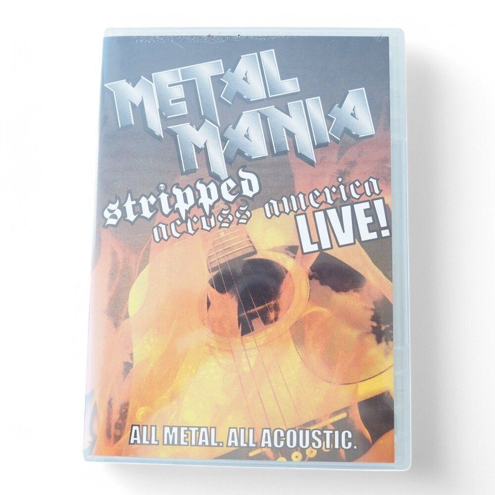 METAL MANIA - Stripped Across America LIVE - All Metal, All Acoustic (2005)‎ DVD